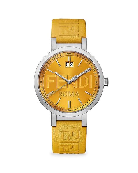 FENDI Stainless Steel 39mm Forever Fendi Quartz Watch